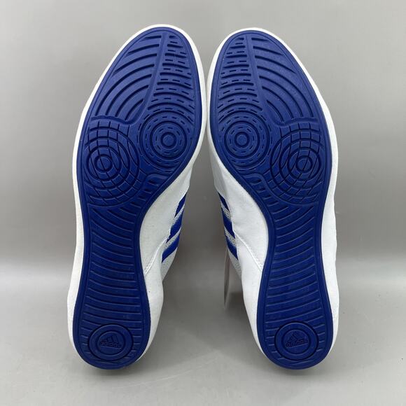 Adidas HVC 2 Wrestling Shoes Men Size 11.5 White Red Blue Lightweight Sneakers